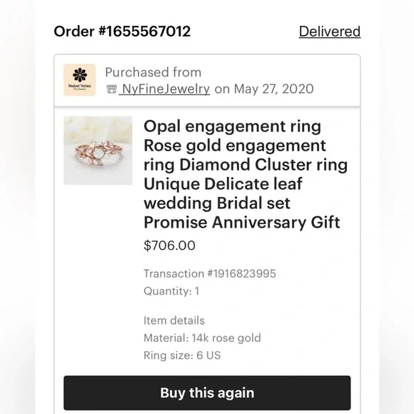 Stunning engagement ring / wedding ring, sure to impress.